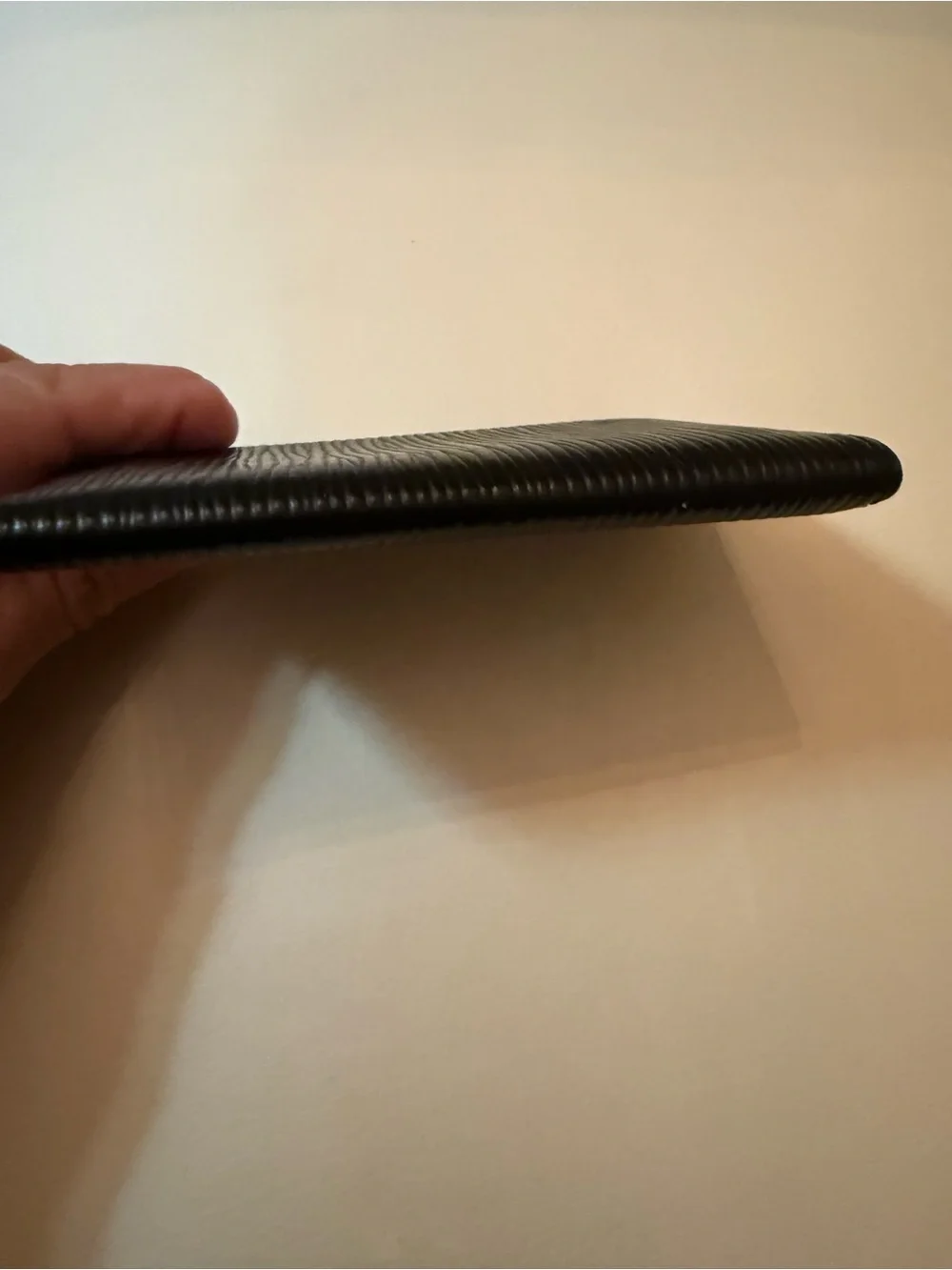 Louis Vuitton Black EPI Textured Leather Card Holder